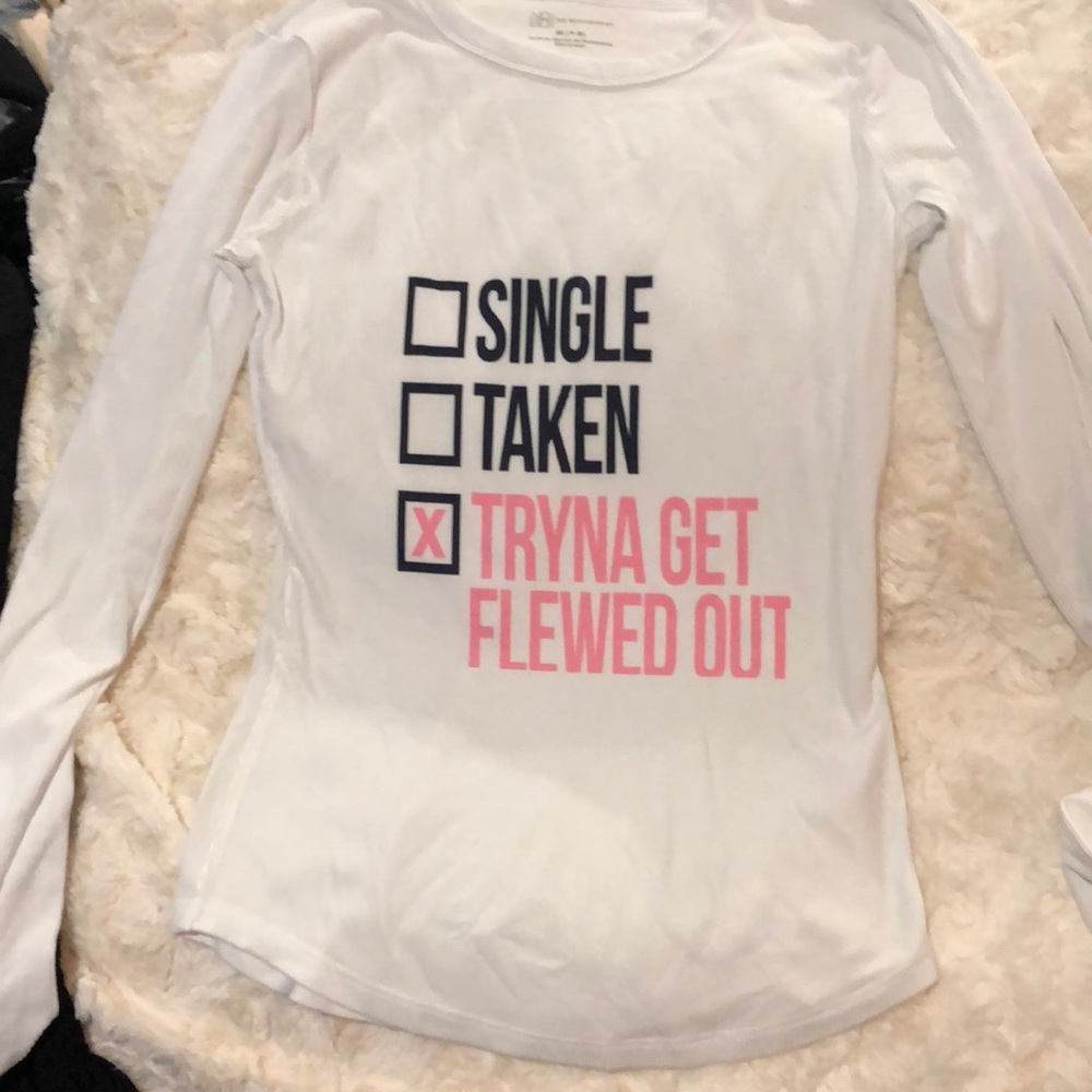 Custom crew rib tee size M 7-9